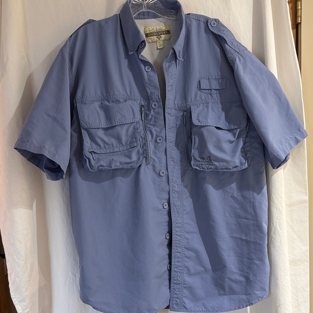 Cabela's Guidewear Fishing Shirt Sz L Tall
